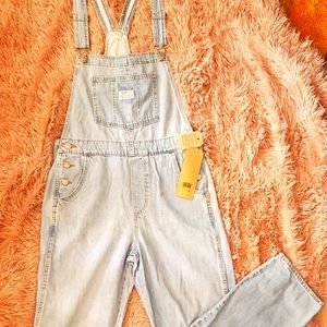 Light Denim Overalls